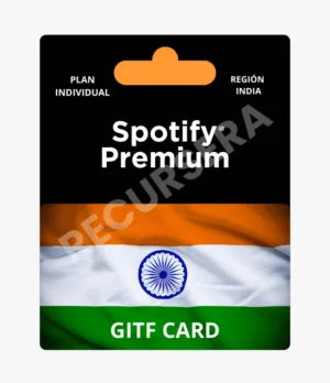 Tarjeta de Regalo Spotify India