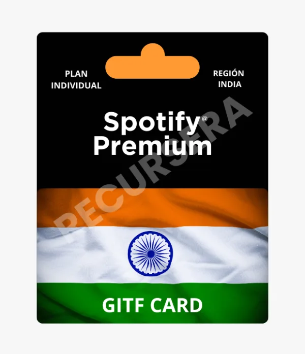 Tarjeta de Regalo Spotify India