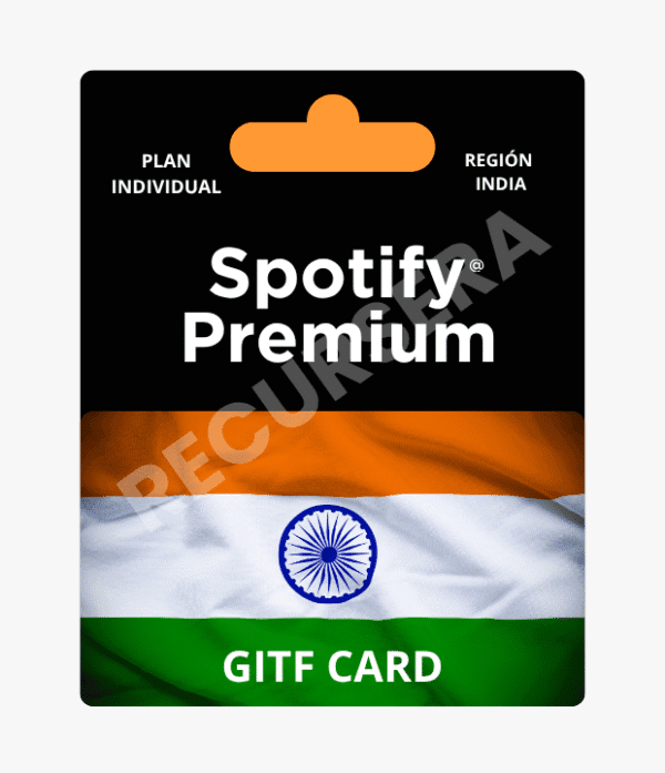 Tarjeta de Regalo Spotify India
